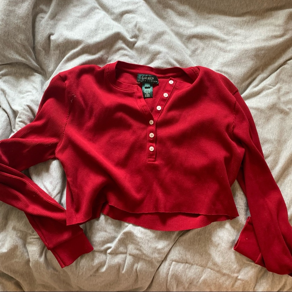 Ralph Lauren Cropped Long Sleeve